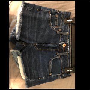 AEO denim shorts